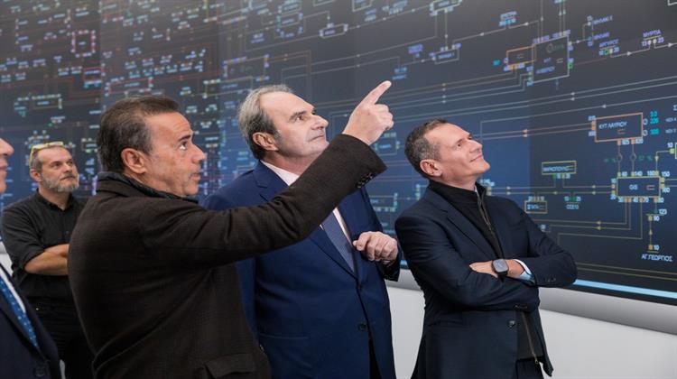 Ο Υπουργός Περιβάλλοντος και Ενέργειας Επισκέφθηκε το Εθνικό Κέντρο Ελέγχου Ενέργειας του ΑΔΜΗΕ στον Άγιο Στέφανο